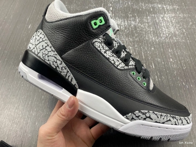 1st Kicks Shoes Jordan Green CT8532-031 Air Glow 3 0715
